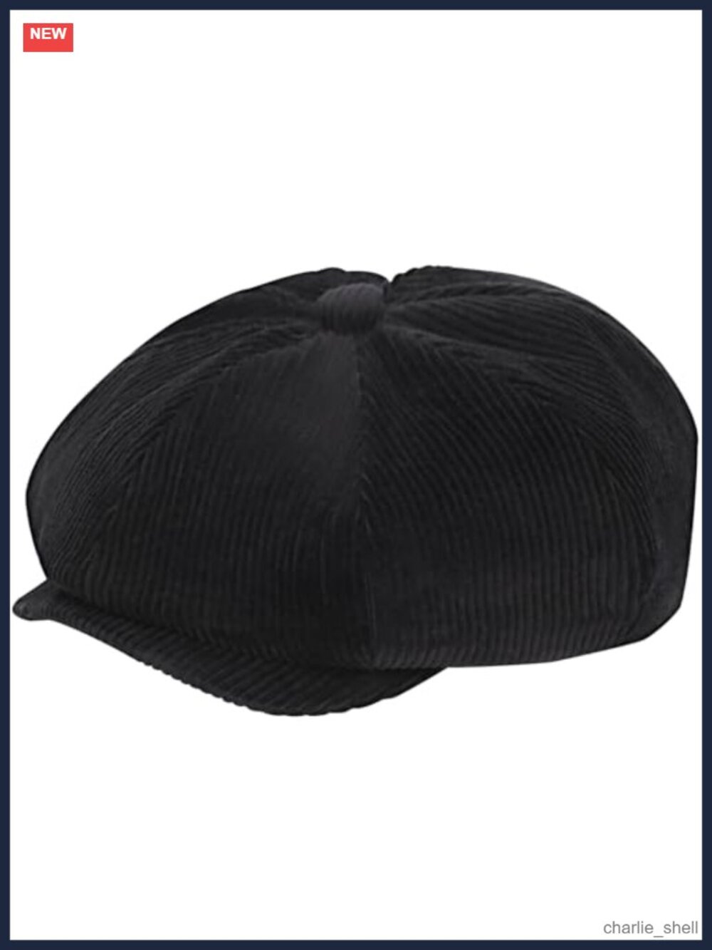 Corduroy Newsboy Cap 8 Panel Vintage Beret Hat Unisex Stretch Fit